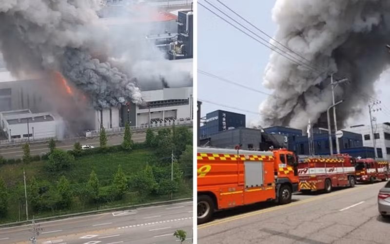 Tìm thấy khoảng 20 thi thể tại hiện trường vụ cháy nhà máy pin Hàn Quốc