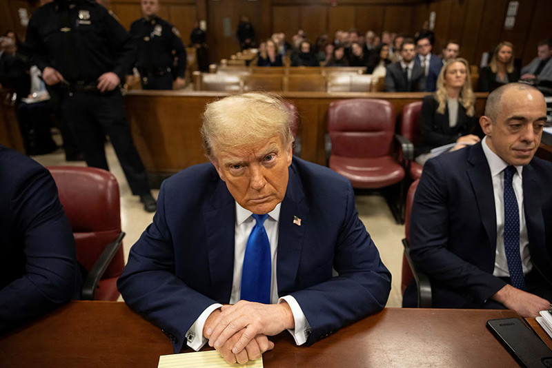 Chùm ảnh phiên tòa xét xử cựu Tổng thống Donald Trump