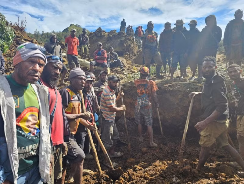 Chùm ảnh lở đất kinh hoàng ở Papua New Guinea, khoảng 670 người thiệt mạng