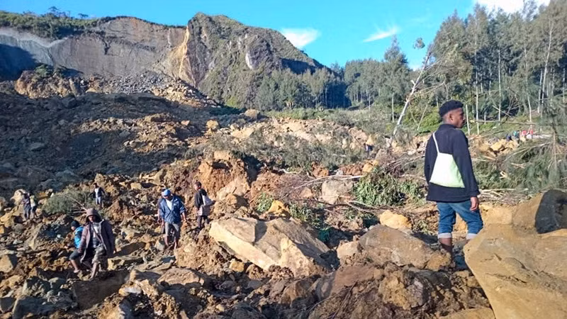 Chùm ảnh lở đất kinh hoàng ở Papua New Guinea, khoảng 670 người thiệt mạng