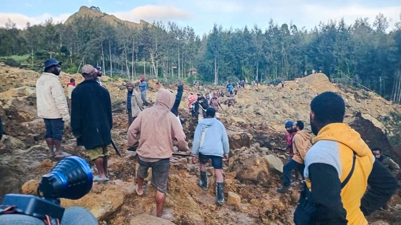 Chùm ảnh lở đất kinh hoàng ở Papua New Guinea, khoảng 670 người thiệt mạng