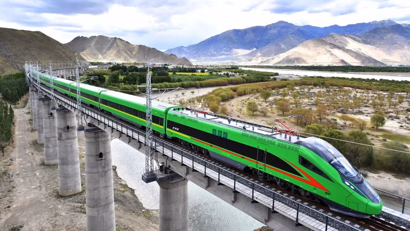 Chùm ảnh những tàu hỏa chạy nhanh nhất thế giới 