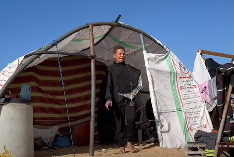 Hình ảnh những cánh diều trên bầu trời Gaza 
