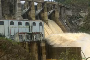 Nhà máy thủy điện Hố Hô (huyện Hương Sơn, Hà Tĩnh).