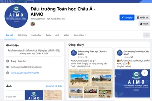 Các phụ huynh phản ánh tìm hiểu thông tin qua mạng và vào trang Fanpage Đấu trường Toán học châu Á - AIMO để đăng ký cho con dự thi.