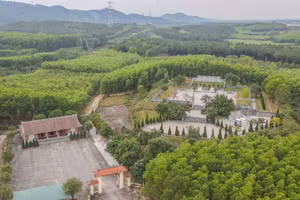 Quần thể khu di tích cố Tổng Bí thư Hà Huy Tập. (Ảnh: P.T)