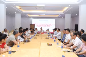 Toàn cảnh Hội nghị sơ kết 6 tháng đầu năm, triển khai nhiệm vụ 6 tháng cuối năm 2025 của Báo Giáo dục và Thời đại.