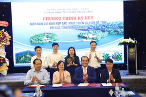 Hà Tĩnh ký kết hợp tác với du lịch các tỉnh Đông Nam Bộ.