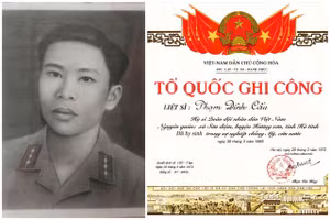 Liệt sĩ, nhà giáo Phạm Đình Cầu.