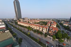 Một góc phường Thành Sen, Hà Tĩnh.