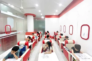 Mô hình phòng học khoang máy bay đầu tiên tại Hà Tĩnh.