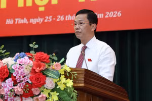 Ông Nguyễn Trọng Hiếu, tân Phó Chủ tịch UBND tỉnh Hà Tĩnh.