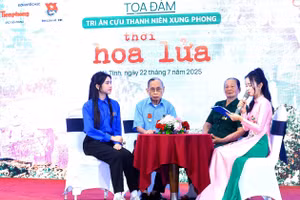 Tọa đàm “Tri ân cựu thanh niên xung phong - Thời hoa lửa” tại Hà Tĩnh.