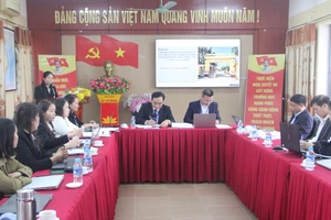 Trường Trung cấp nghề Lý Tự Trọng tổ chức Hội nghị sinh hoạt chuyên đề tháng 3.