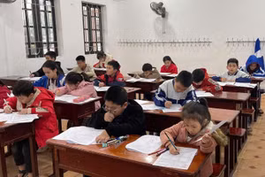 Tỷ lệ “chọi” Trường THCS Lê Văn Thiêm lên tới 1/4,58.