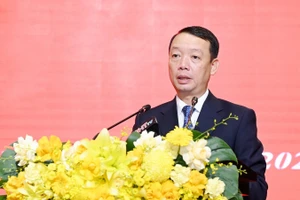 Tân Chủ tịch UBND tỉnh Hà Tĩnh Phan Thiên Định. (Ảnh: BHT)