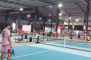 Mặc dù còn hơn 1 tháng nữa mới diễn ra nhưng các VĐV đã tranh thủ tập luyện thi đấu.