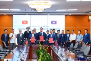 Ký kết biên bản ghi nhớ giữa PV Power và Công ty TNHH Năng lượng Xekong, Tập đoàn PSGC về hợp tác đào tạo.