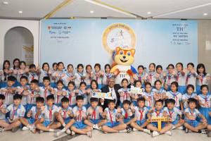 Lễ công bố Giải chạy học sinh S-Race 2025.