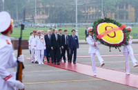 Chủ tịch Quốc hội Vương Đình Huệ đón và hội đàm với Chủ tịch Quốc hội Phần Lan