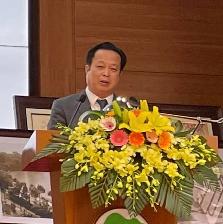 Ông Trần Thế Cương - Giám đốc Sở GD&amp;ĐT Hà Nội phát biểu tại Hội nghị.