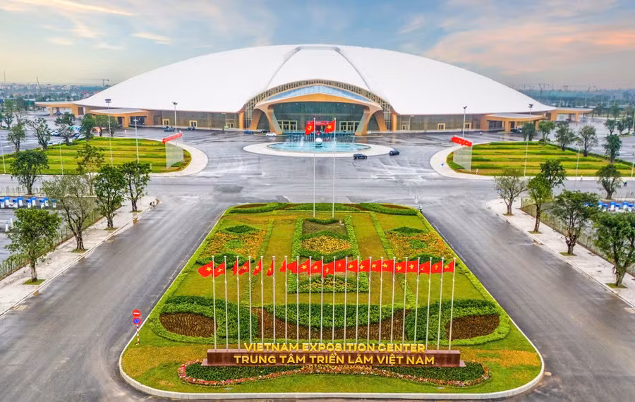 Trung tâm Triển lãm Quốc gia - nơi diễn ra nhiều sự kiện xung quanh ‘Triển lãm thành tựu Đất nước’.
