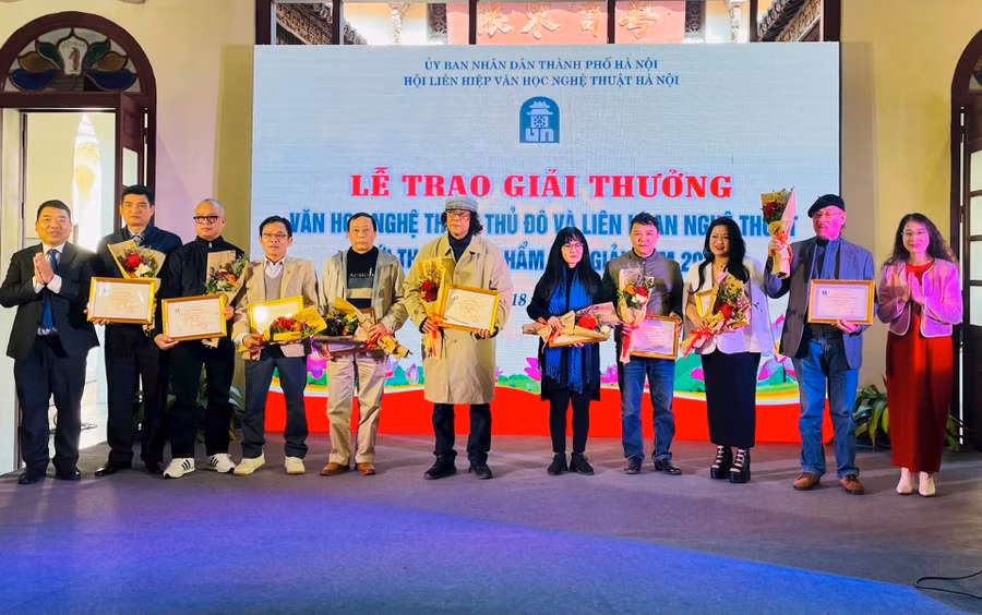 26 tác phẩm đạt Giải thưởng Văn học nghệ thuật Thủ đô 2024