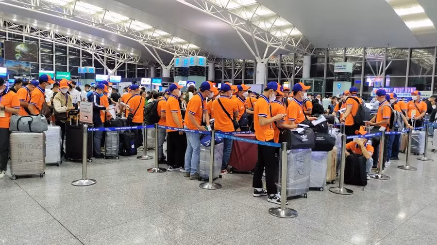 Người lao động chuẩn bị xuất cảnh - Ảnh minh họa: ITN.