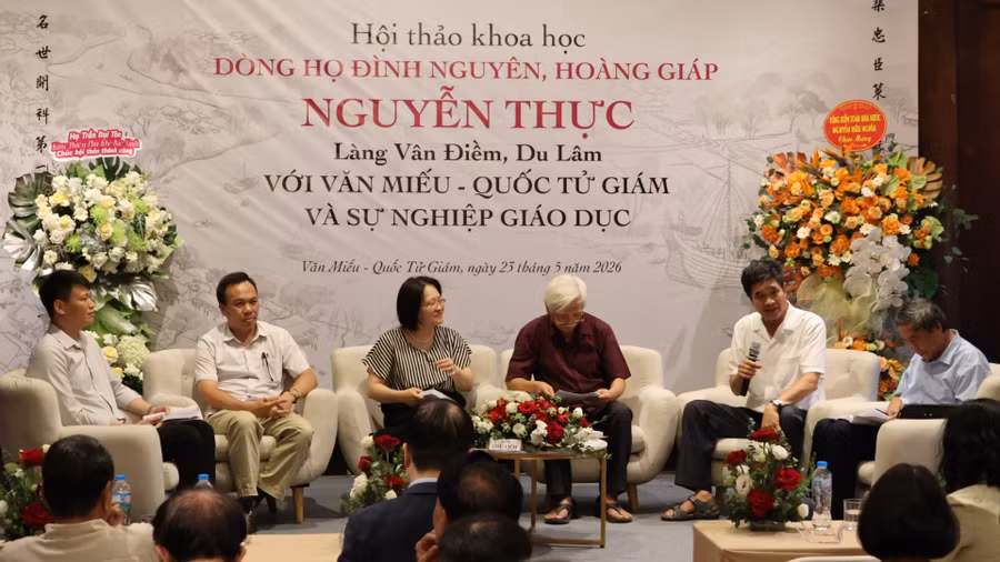 Hội thảo thu hút nhiều chuyên gia, nhà khoa học, tập trung làm rõ thân thế, sự nghiệp của các danh nhân khoa bảng họ Nguyễn đại tôn.