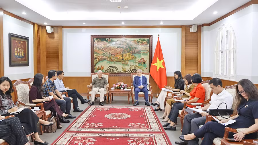 Toàn cảnh buổi làm việc - Ảnh: TITC.
