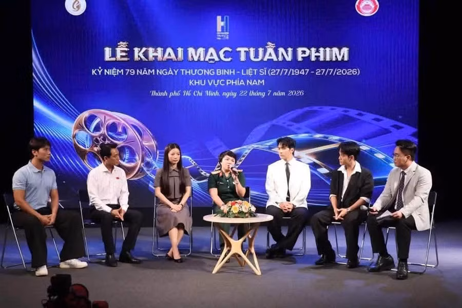 Giao lưu, chia sẻ từ các nhà làm phim - Ảnh: BTC.