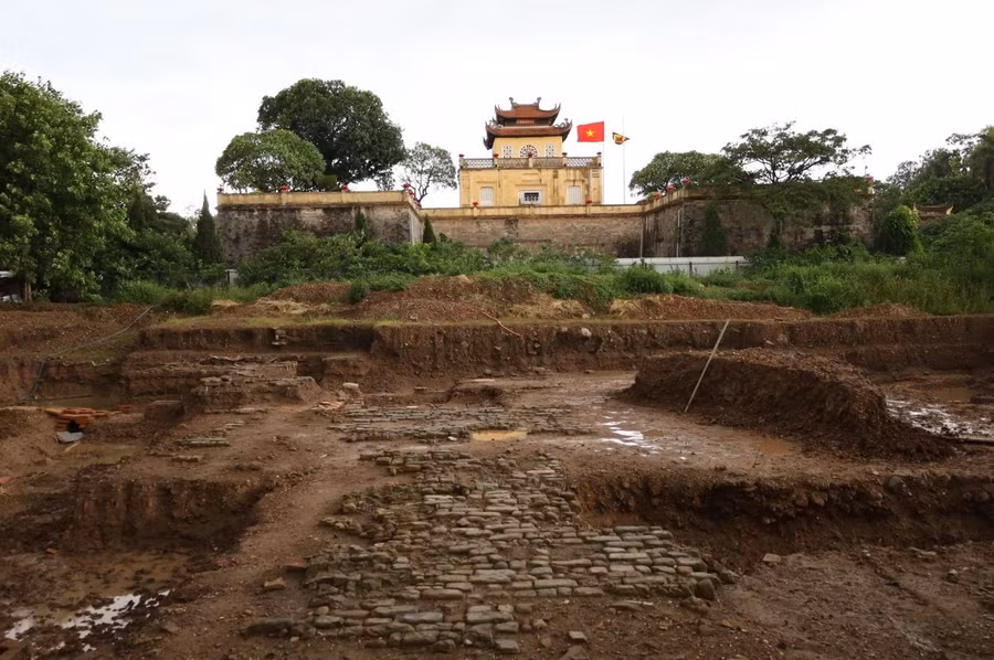Phát lộ nhiều dấu tích mới tại Hoàng thành Thăng Long