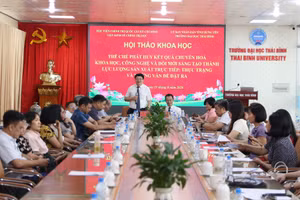 Quang cảnh hội thảo. Ảnh: Đinh Chiến