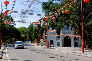 Đền Mẫu - một trong những di tích tiêu biểu trong quần thể Khu di tích Quốc gia đặc biệt Phố Hiến.