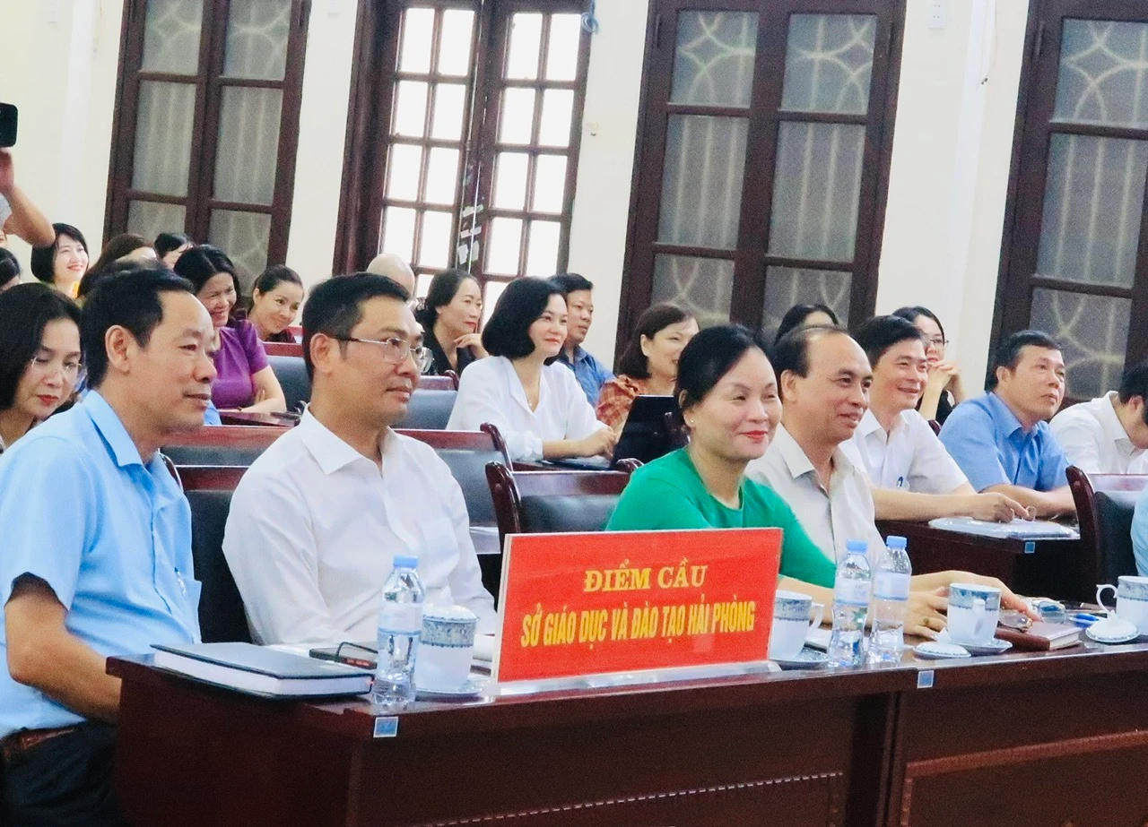 Điểm cầu Sở GD&amp;ĐT Hải Phòng.