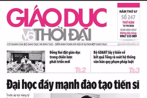 Tin tức báo in 15/10: Đại học đẩy mạnh đào tạo tiến sĩ