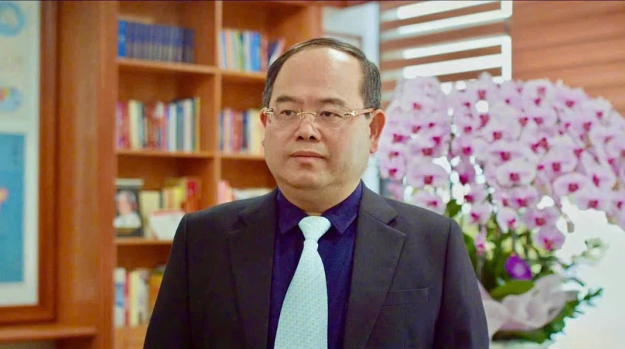 Đồng chí Quản Minh Cường, Bí thư Tỉnh ủy, Trưởng Đoàn đại biểu Quốc hội tỉnh.