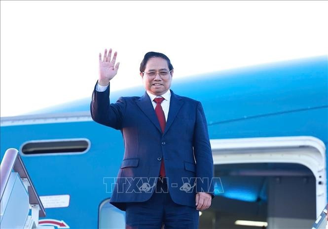 Thủ tướng Phạm Minh Chính rời thủ đô Moskva về nước, kết thúc tốt đẹp chuyến thăm chính thức Liên bang Nga. Ảnh: Dương Giang/TTXVN