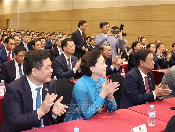 Các đại biểu tham dự buổi gặp. Ảnh: Thống Nhất/TTXVN Các đại biểu tham dự buổi gặp. Ảnh: Thống Nhất/TTXVN