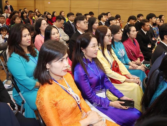 Các đại biểu tham dự buổi gặp. Ảnh: Thống Nhất/TTXVN Các đại biểu tham dự buổi gặp. Ảnh: Thống Nhất/TTXVN