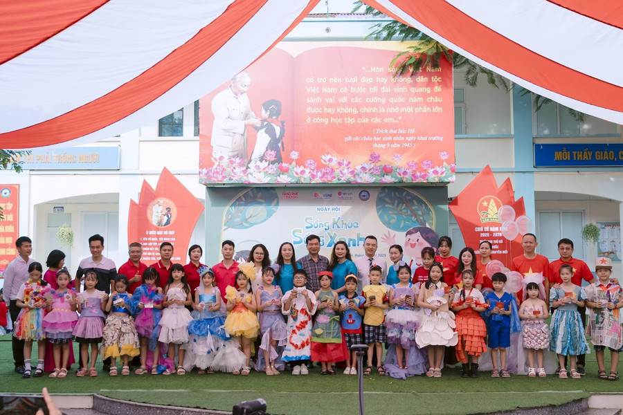 Ngày hội “Sống Khỏe Sống Xanh” tại trường Tiểu học Xuân Đỉnh (P. Xuân Đỉnh). 48.jpg