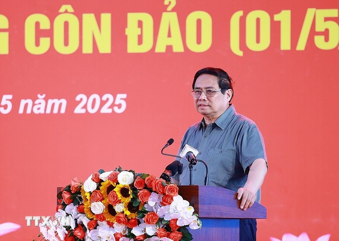 Thủ tướng Phạm Minh Chính phát biểu, tri ân chiến sỹ cách mạng bị địch bắt, tù đày. (Ảnh: Dương Giang/TTXVN). Thủ tướng Phạm Minh Chính phát biểu, tri ân chiến sỹ cách mạng bị địch bắt, tù đày. (Ảnh: Dương Giang/TTXVN).