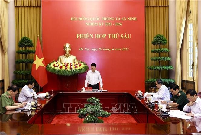 Chủ tịch nước Lương Cường phát biểu chỉ đạo. (Ảnh: Lâm Khánh/TTXVN)