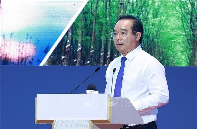 Chủ tịch UBND TPHCM Nguyễn Văn Được phát biểu. Ảnh: Dương Giang/TTXVN Chủ tịch UBND TPHCM Nguyễn Văn Được phát biểu. Ảnh: Dương Giang/TTXVN