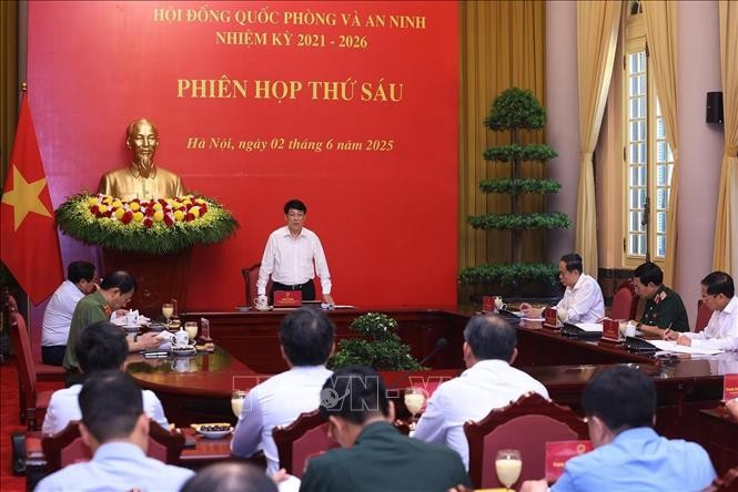 Chủ tịch nước Lương Cường phát biểu chỉ đạo. (Ảnh: Lâm Khánh/TTXVN) Chủ tịch nước Lương Cường phát biểu chỉ đạo. (Ảnh: Lâm Khánh/TTXVN)