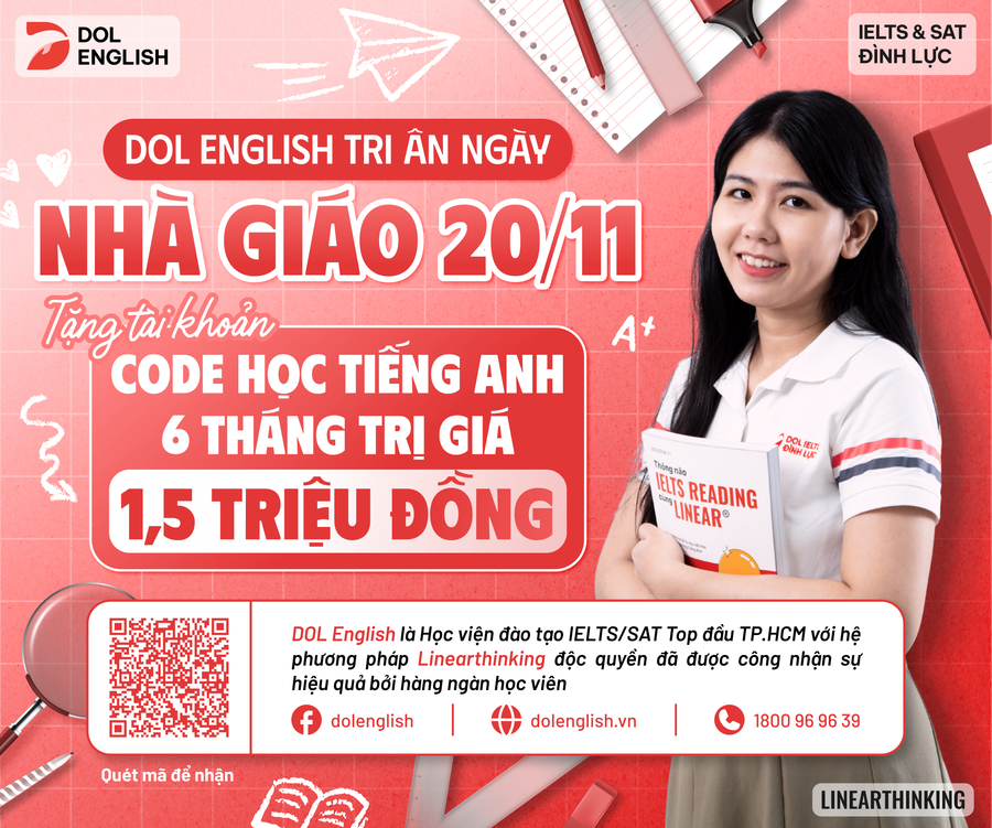 Món quà ý nghĩa ngày 20-11 từ DOL English đến các thầy cô trên cả nước - Ảnh C.N.