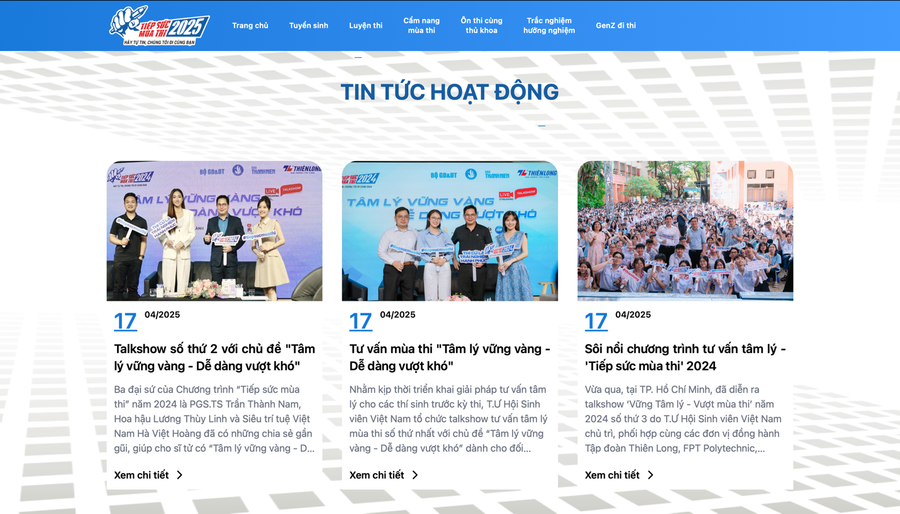 Website Tiếp sức mùa thi 2025 có nhiều điểm mới, hỗ trợ tốt nhất cho thí sinh. 100.png