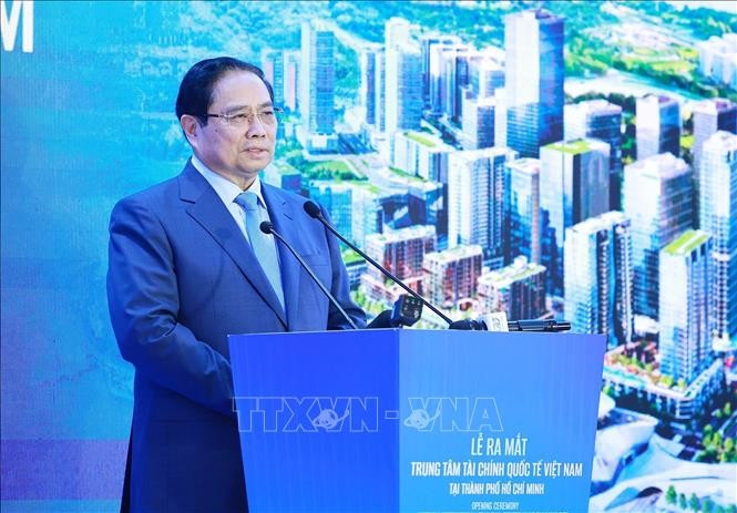 Thủ tướng Phạm Minh Chính phát biểu chỉ đạo. Ảnh: Dương Giang/TTXVN