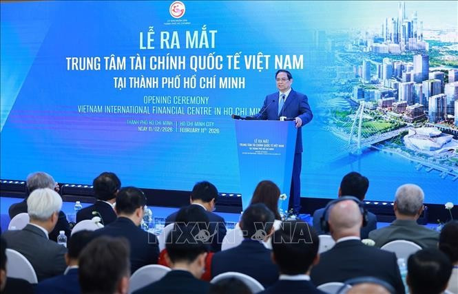 Thủ tướng Phạm Minh Chính phát biểu chỉ đạo. Ảnh: Dương Giang/TTXVN