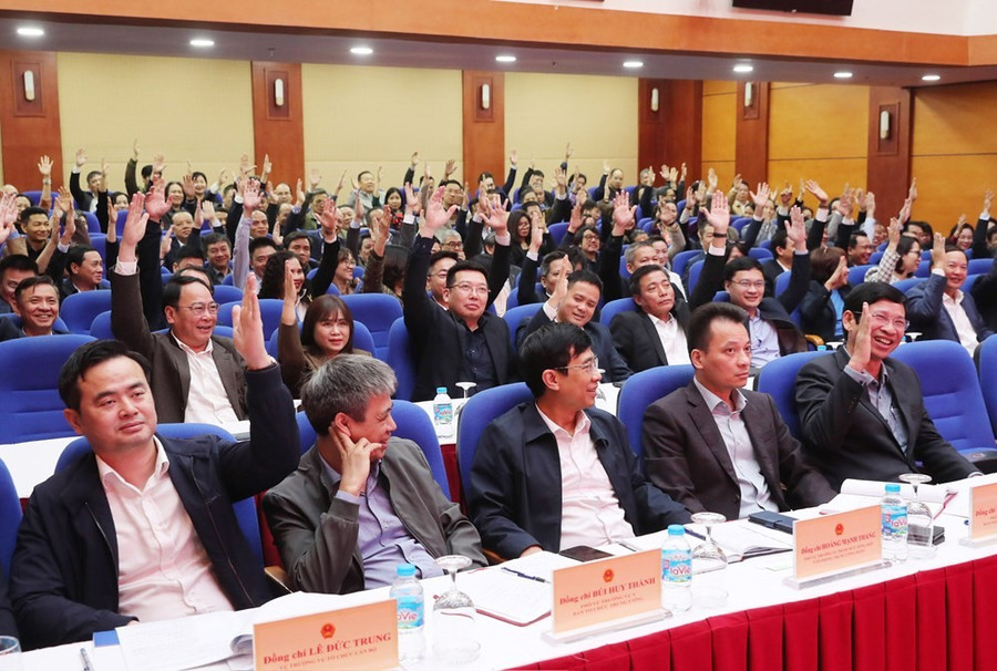 Hội nghị bày tỏ sự đồng tình, nhất trí cao bầu Thứ trưởng Thường trực Bộ VHTTDL Lâm Thị Phương Thanh ứng cử ĐBQH khoá XVI